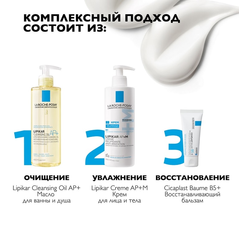 La Roche-Posay Lipikar AP+M Крем липидовосполняющий для сухой очень сухой и склонной к атопии коже 400 мл