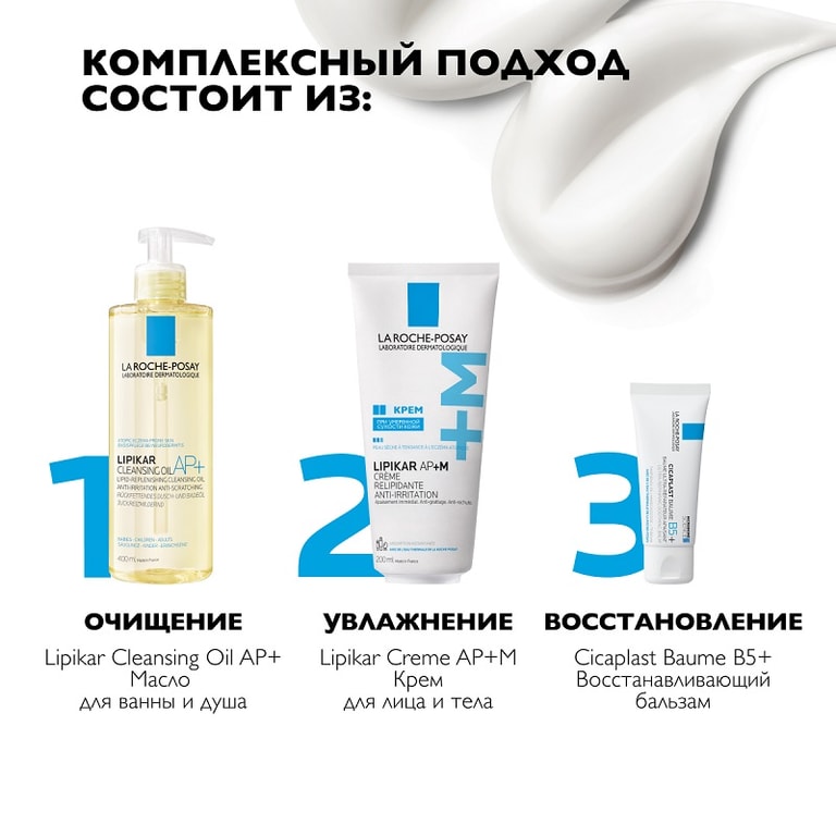 La Roche-Posay Lipikar AP+M Крем липидовосполняющий для сухой очень сухой и склонной к атопии коже 200 мл