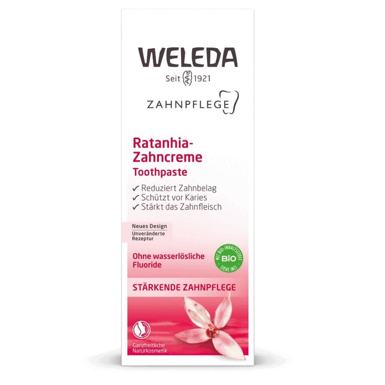 Weleda Зубная паста растительная Ратания 75 мл