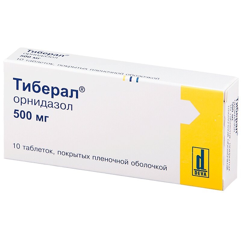 Тиберал 500 мг таблетки 10 шт