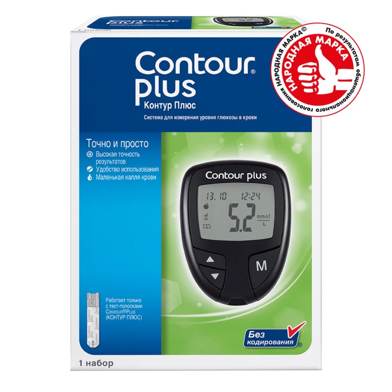 Contour Plus Глюкометр