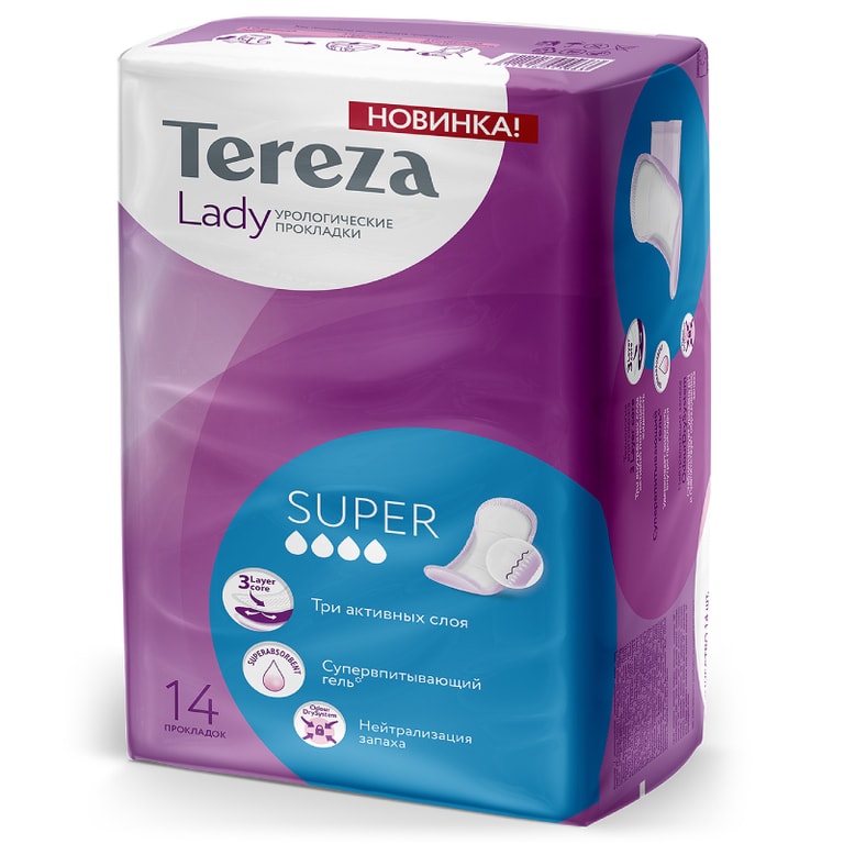 Tereza Lady Super Прокладки урологические 14 шт