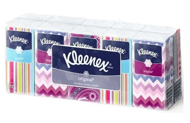 Kleenex Original Платки бумажные носовые 10х10 шт