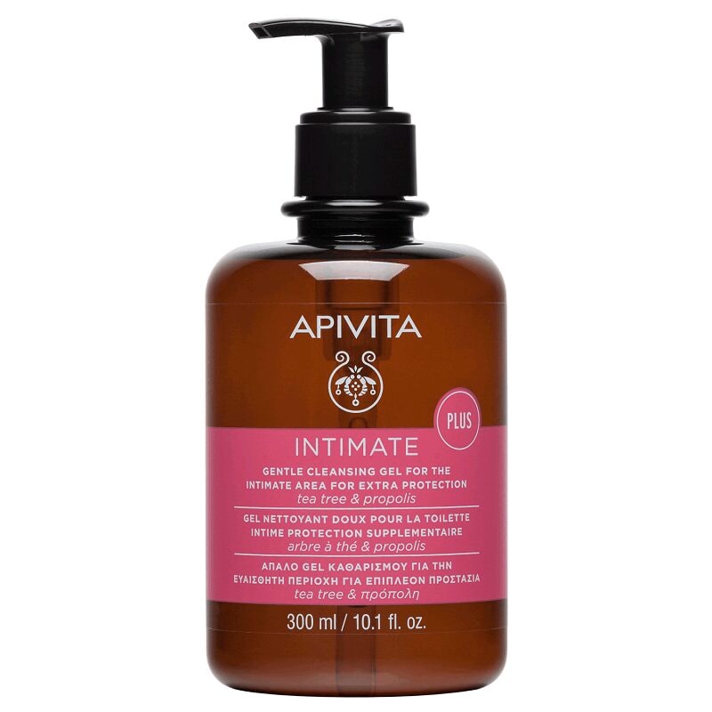 Apivita Intimate Plus Гель мягкий для интимной гигиены Чайное дерево-Прополис 300 мл