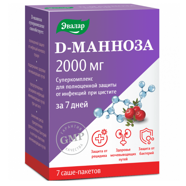 Д-Манноза Суперкомплекс порошок 3,7 г 7 шт