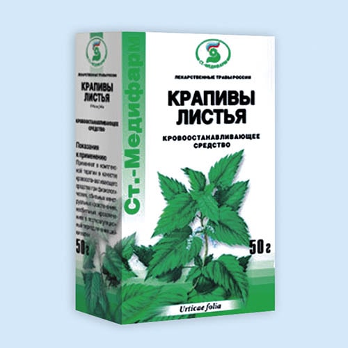 Крапивы листья 50 г 1 шт