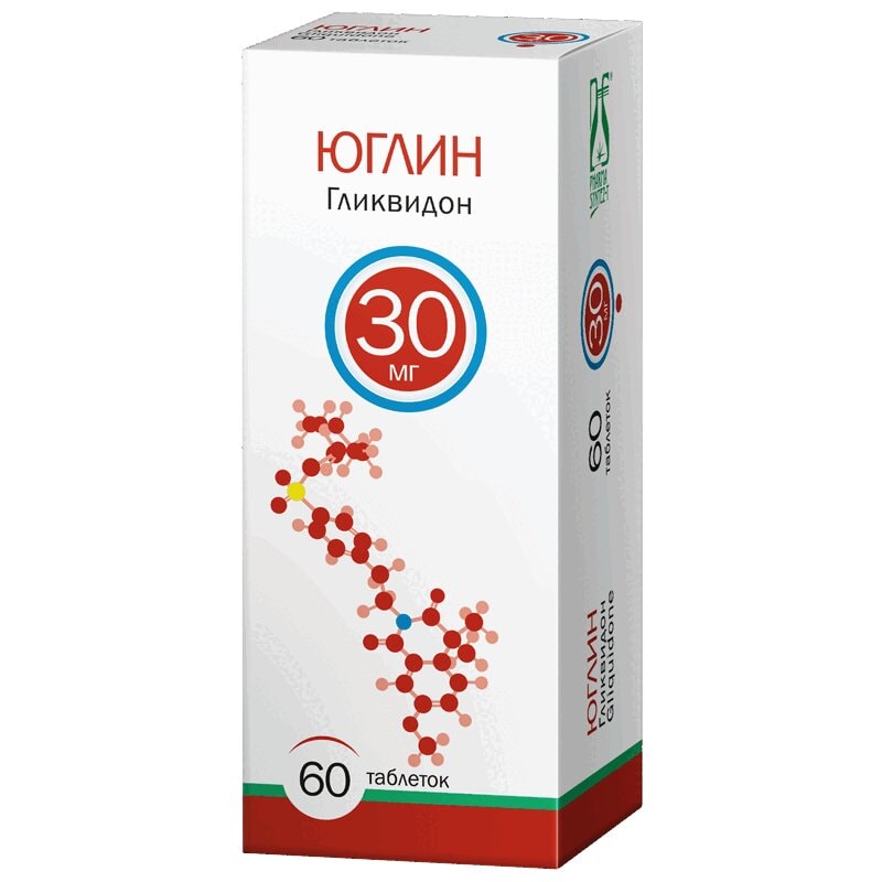 Юглин таблетки 30 мг 60 шт