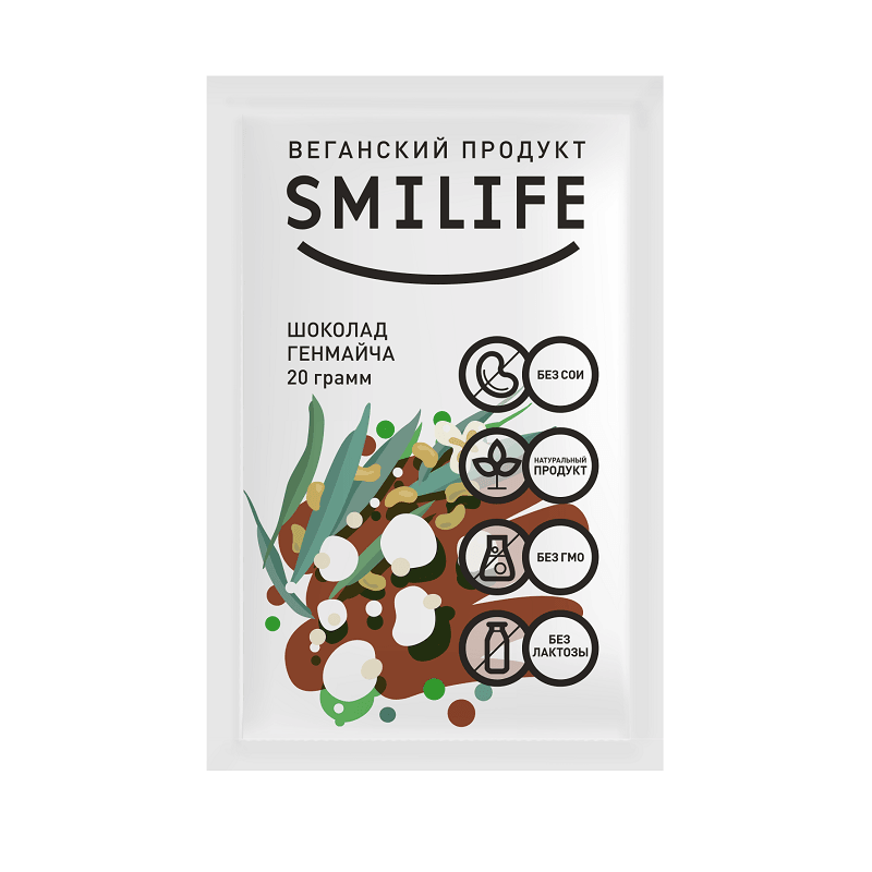 Smilife Шоколад генмайча 20 г