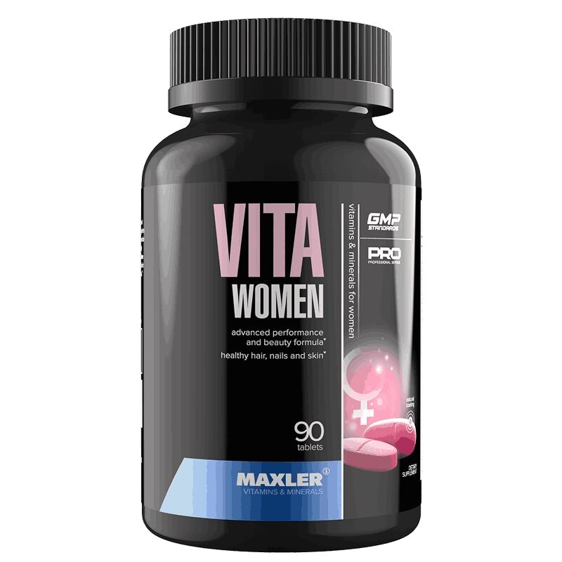 Maxler VitaWomen Мультивитамины для женщин таблетки 90 шт