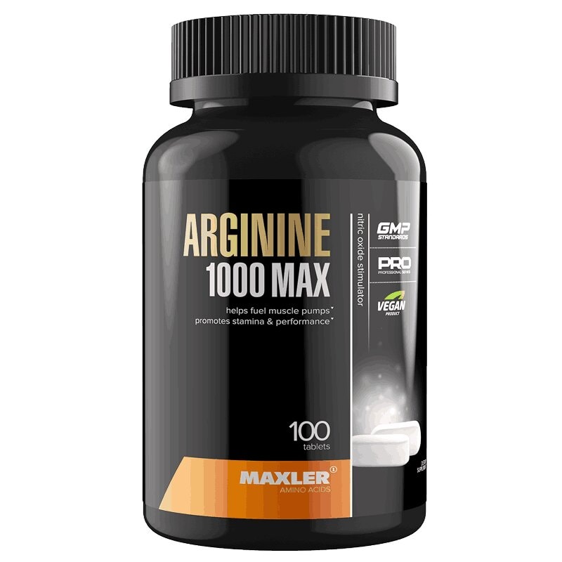 Maxler Аргинин 1000 Max таблетки 100 шт