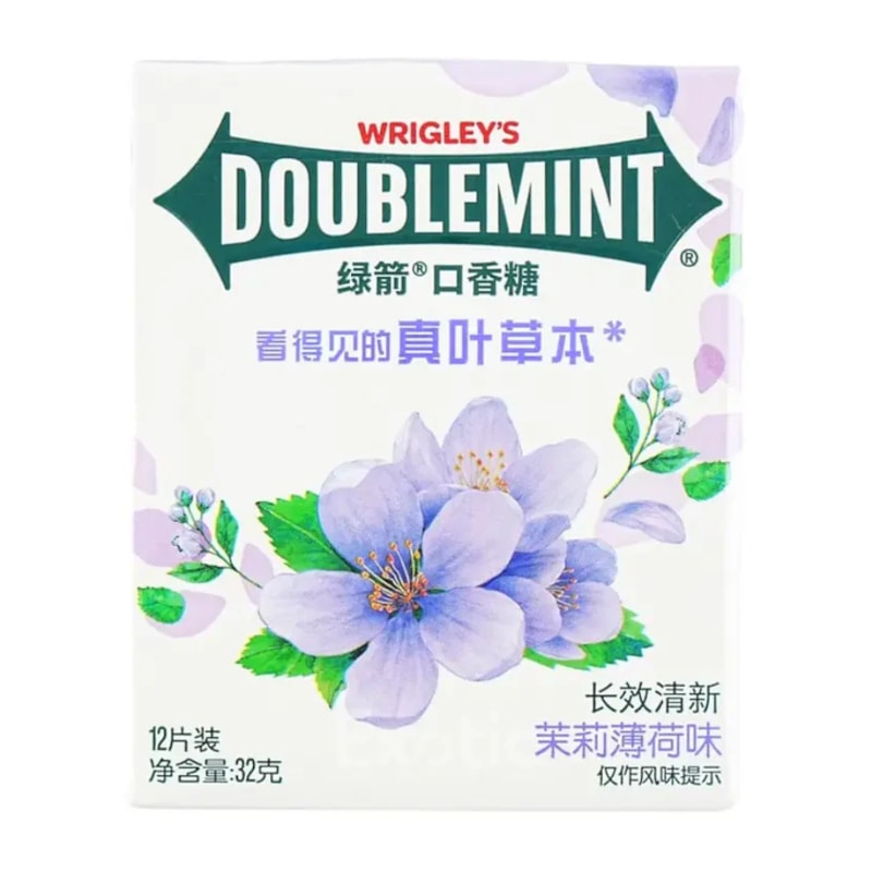Wrigley's Doublemint Резинка жевательная Жасмин 12 шт