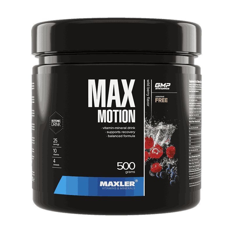 Maxler Max Motion Тренировочный комплекс порошок Лесные Ягоды 500 г