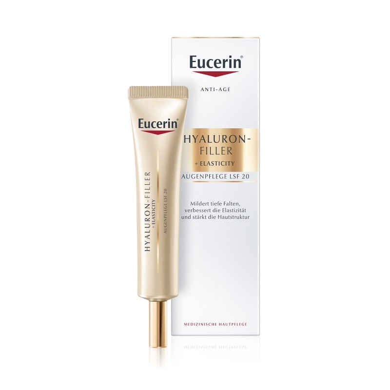 Eucerin Hyaluron-Filler + Elasticity Крем для кожи вокруг глаз антивозрастной SPF 20 15 мл