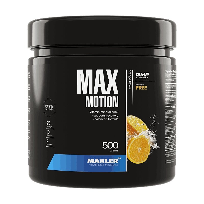 Maxler Max Motion Тренировочный комплекс порошок Апельсин 500 г
