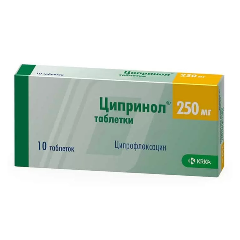 Ципринол 250 мг таблетки 10 шт