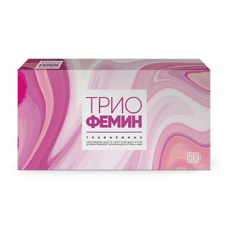 Триофемин Крем для интимной гигиены дозированный 1,2 г 10 шт