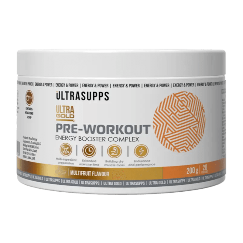 Ultrasupps Предтренировочный комплекс порошок Мультифрукт 200 г