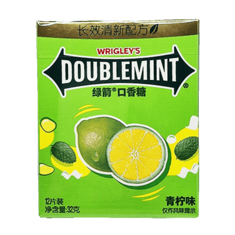 Wrigley's Doublemint Резинка жевательная Лайм-Лимон 12 шт