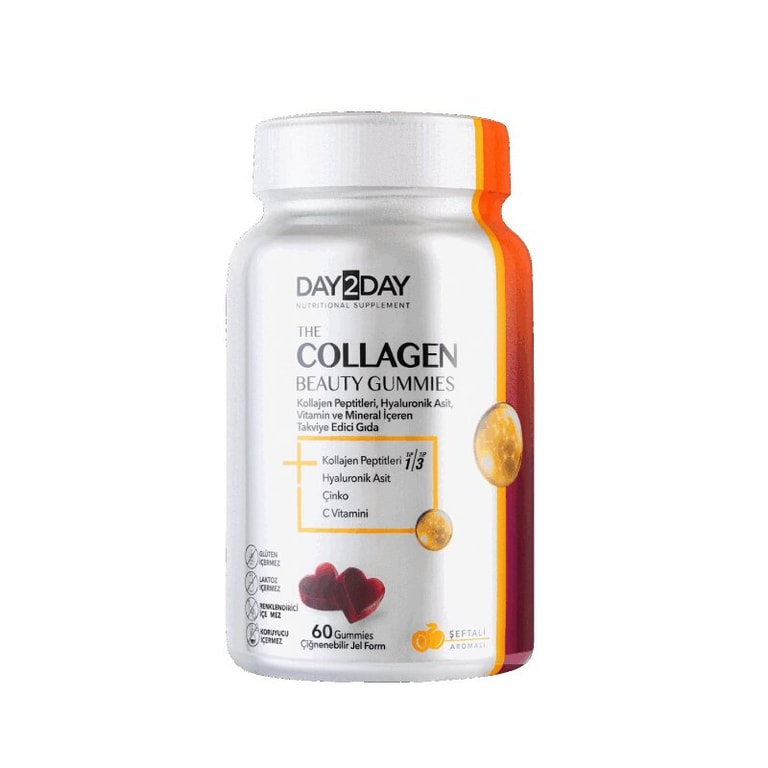 Орзакс Дэй2Дэй Коллаген Бьюти Гаммис пастилки жевательные 60 шт
