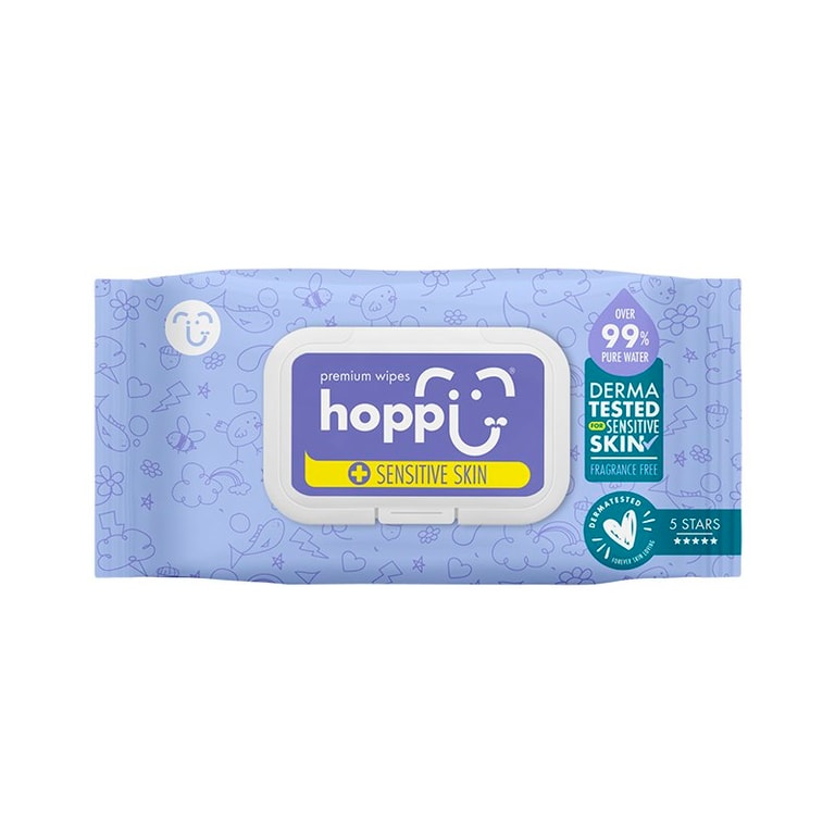 Хоппи СенситивСкин Салфетки влажные детские 80 шт