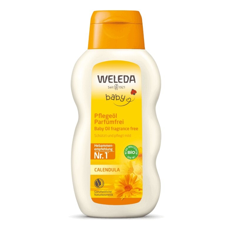 Weleda Baby Масло для младенцев с календулой без запаха 200 мл
