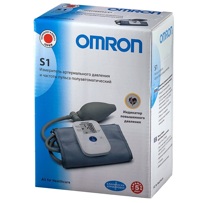 Omron Тонометр полуавтоматический S1