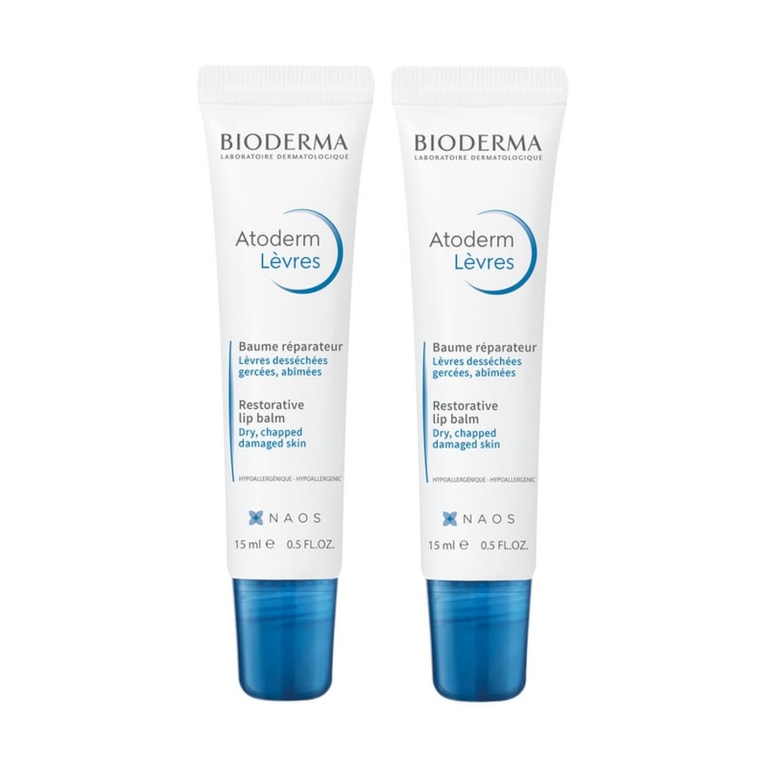 Набор 2Х Bioderma Atoderm Бальзам для губ питательный 15 мл