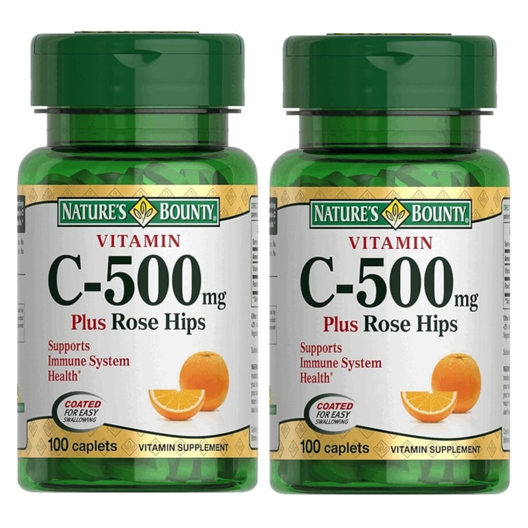 Набор 2Х Nature's Bounty Витамин С 500 мг с шиповником таблетки 100 шт