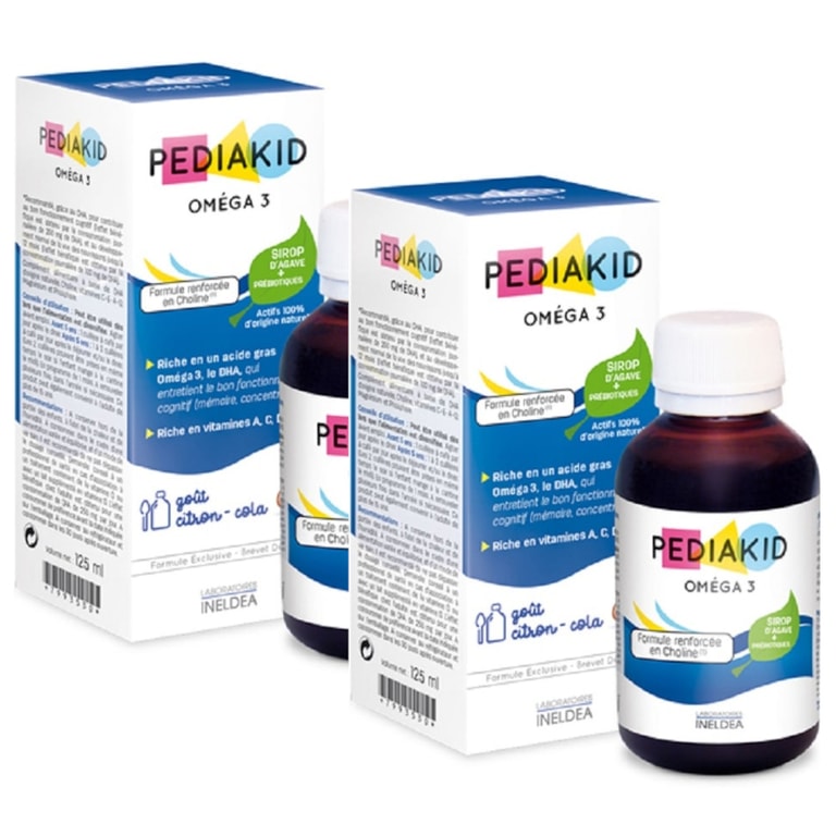 Набор 2Х PEDIAKID Омега 3 сироп Цитрон-Кола 125 мл
