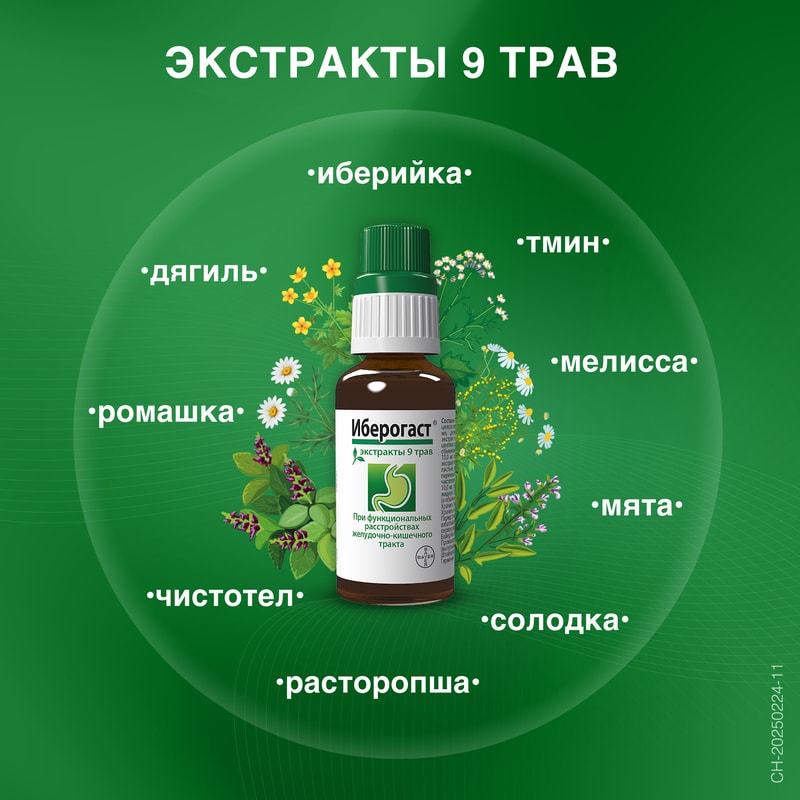 Иберогаст капли для приема внутрь 50 мл