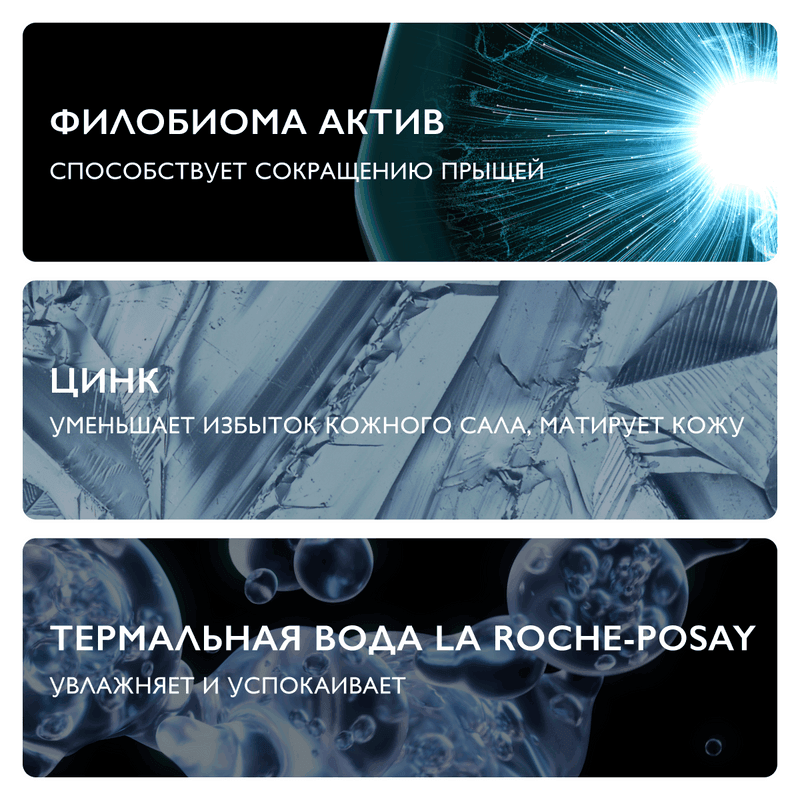 La Roche-Posay Effaclar Гель очищающий пенящийся для жирной проблемной кожи 400 мл