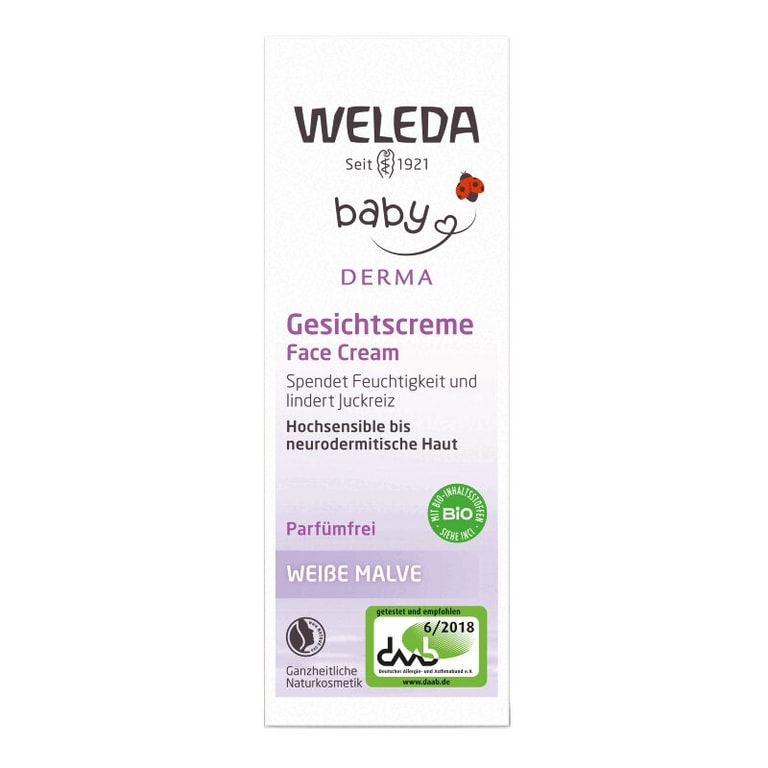 Weleda Baby Крем детский для лица для гиперчувствительной кожи с алтеем 50 мл
