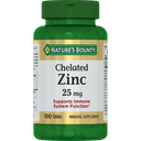 Nature's Bounty Хелат Цинка 25 мг таблетки 100 шт