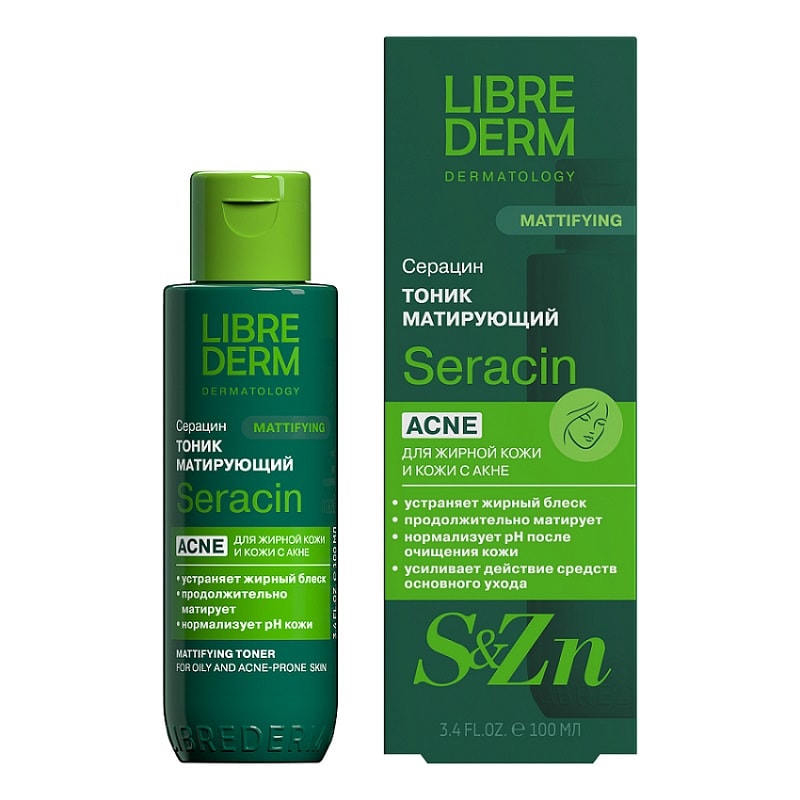 Librederm Seracin Тоник для лица матирующий 100 мл