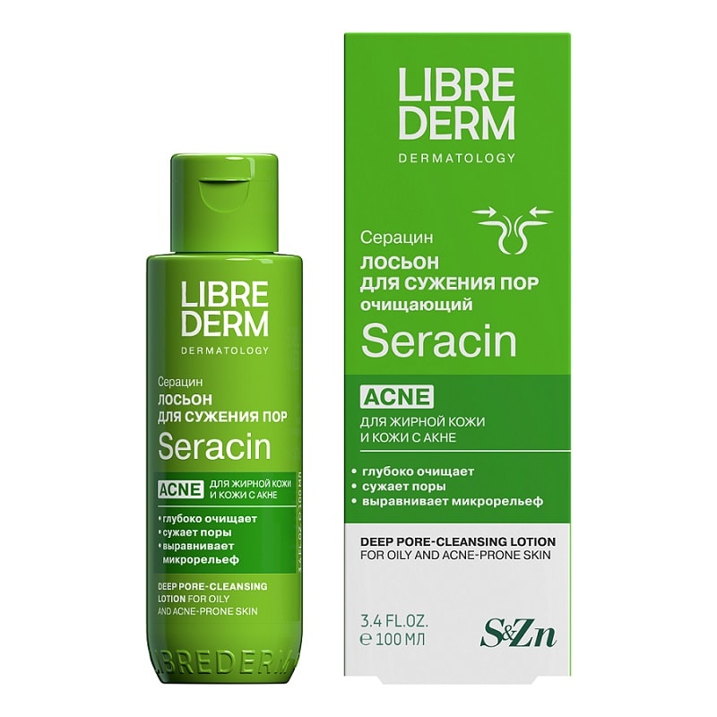 Librederm Seracin Лосьон для глубокого очищения и сужения пор 100 мл