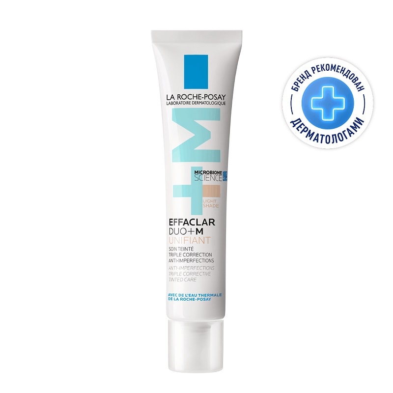 La Roche-Posay Effaclar Duo+ Крем-гель тонирующий корректирующий для жирной проблемной кожи лица 40 мл