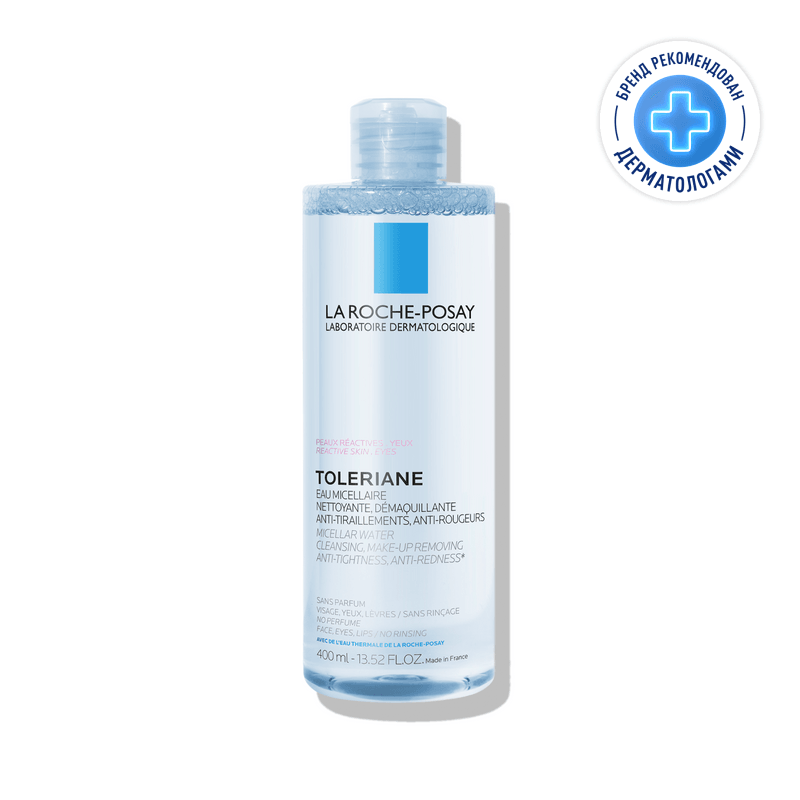 La Roche-Posay Toleriane Вода мицеллярная для чувствительной склонной к аллергии кожи 400 мл
