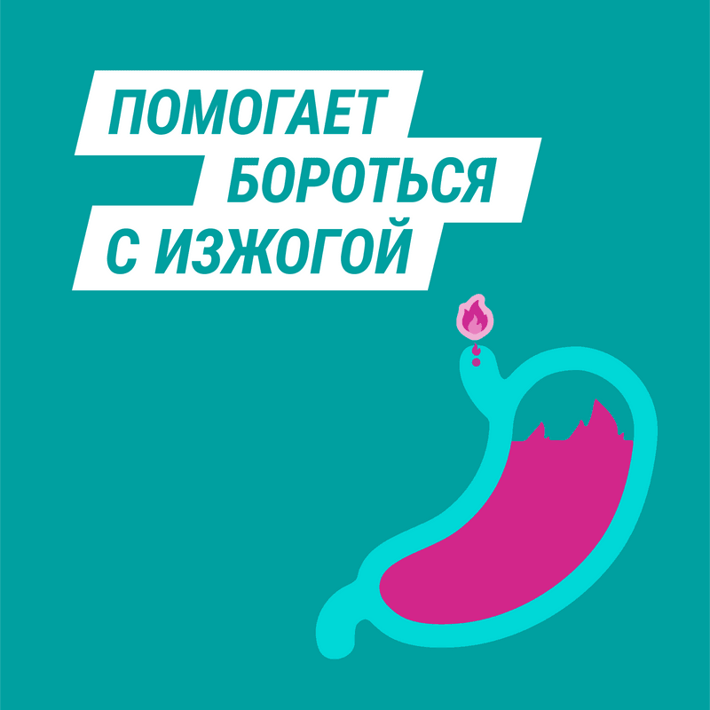 Гевискон таблетки жевательные Мята 12 шт