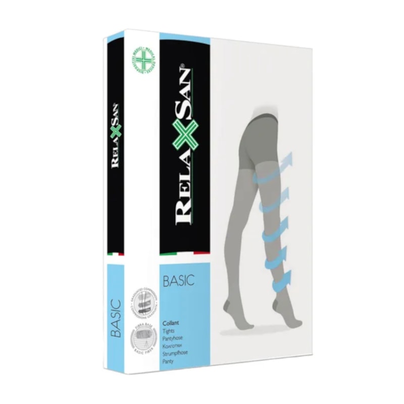 Relaxsan Basic Колготки компрессионные Collant 1 класс компрессии 140 den размер 3 Черные