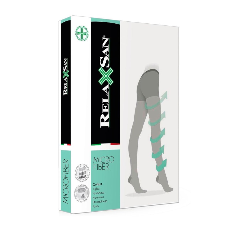 Relaxsan MicroFiber Колготки компрессионные Collant 1 класс компрессии 140 den размер 5 Черные
