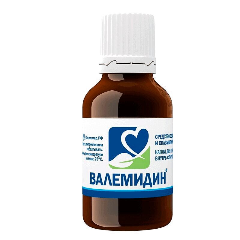 Валемидин капли для приема внутрь 25 мл