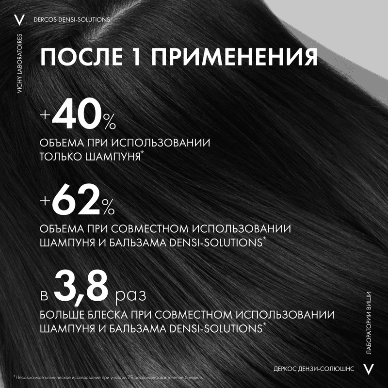 Vichy Деркос Денси-Солюшн Шампунь для ослабленных волос 250 мл