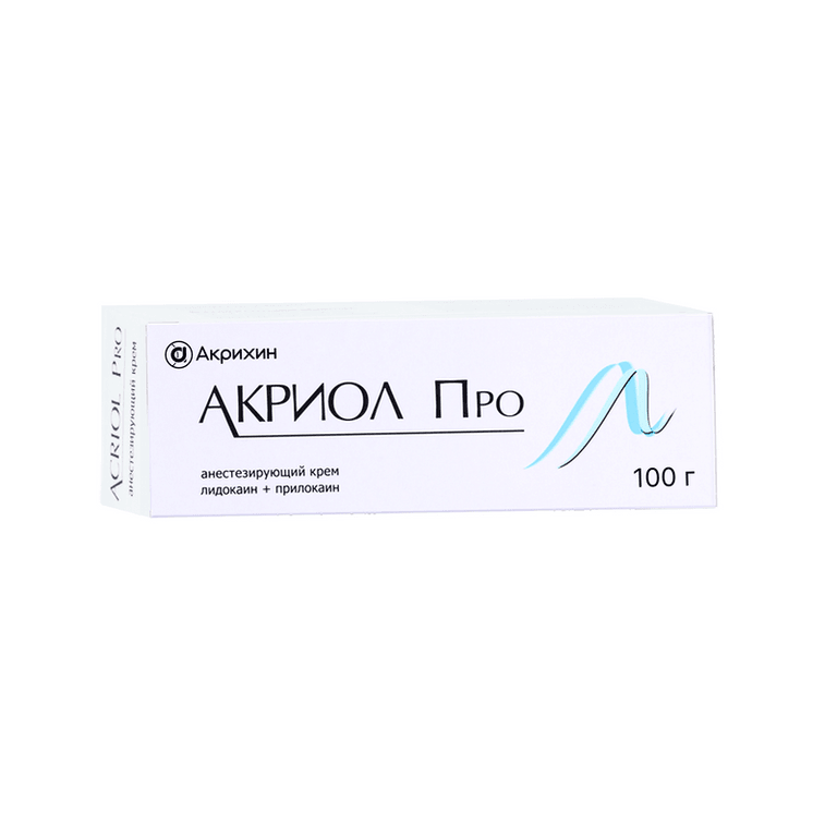 Акриол Про 2,5%+2,5% крем для местного и наружного применения 100 г