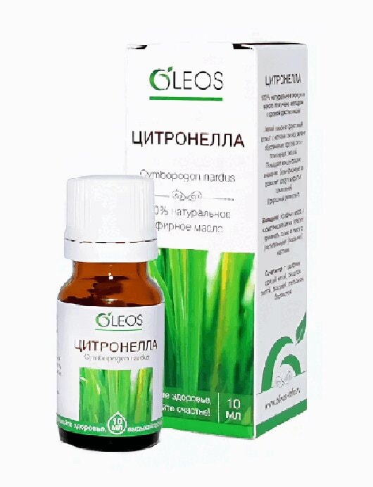 Oleos Масло эфирное Лемонграсс 10 мл