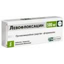 Левофлоксацин 500 мг таблетки 5 шт