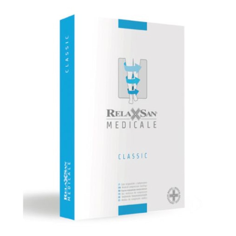 Relaxsan Medicale Classic Чулок компрессионный с открытым носком 2 класс компрессии размер 4 Правый Телесный