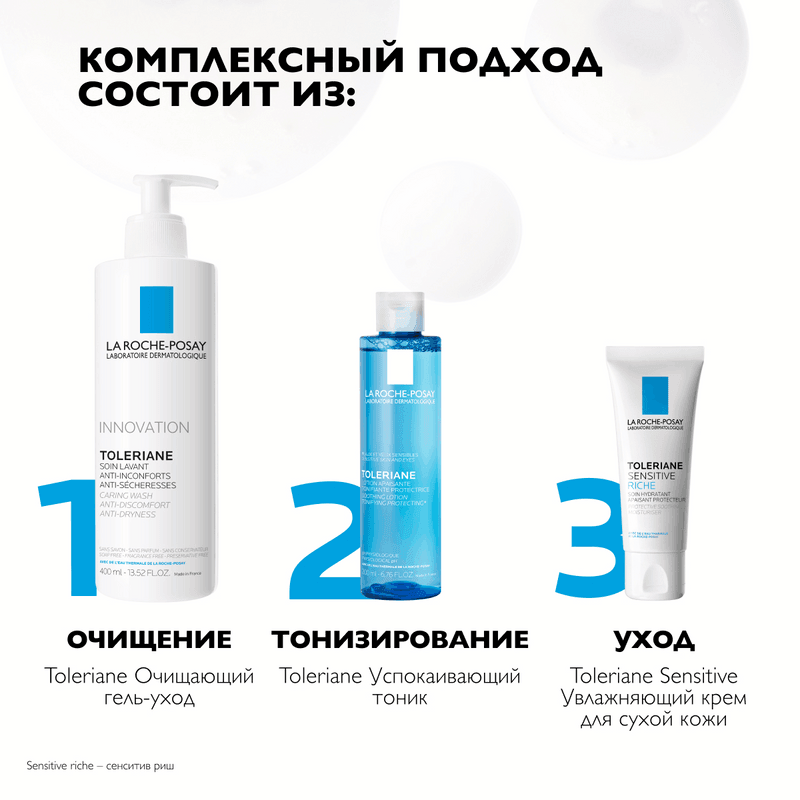 La Roche-Posay Toleriane Sensitive Riche Крем увлажняющий для сухой чувствительной кожи 40 мл