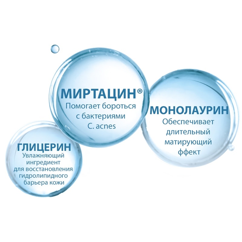 Ducray Keracnyl Гель для лица и тела очищающий 200 мл