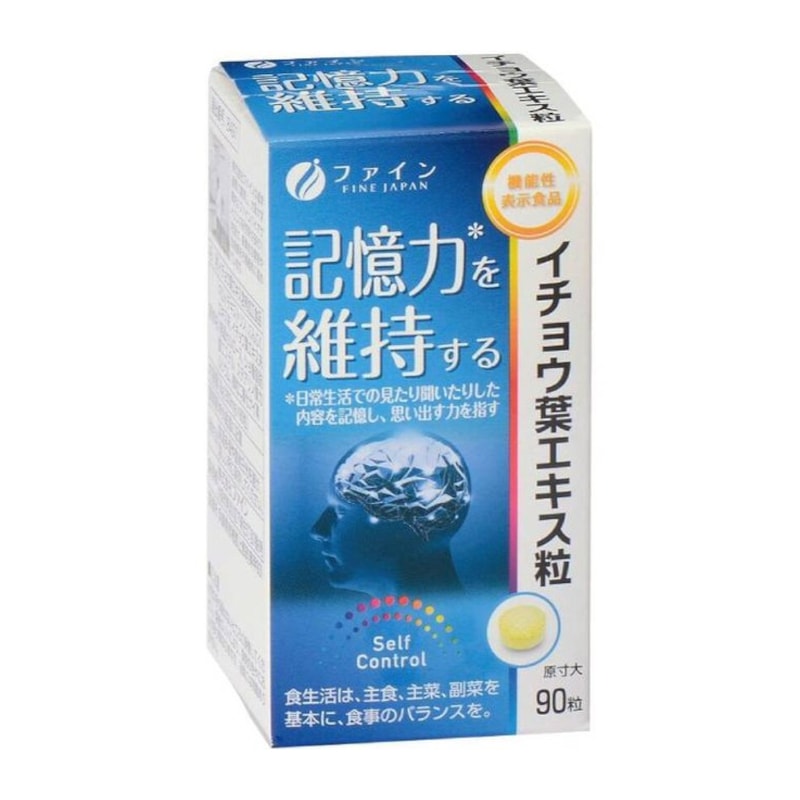 Fine Japan Гинкго Билоба таблетки 90 шт