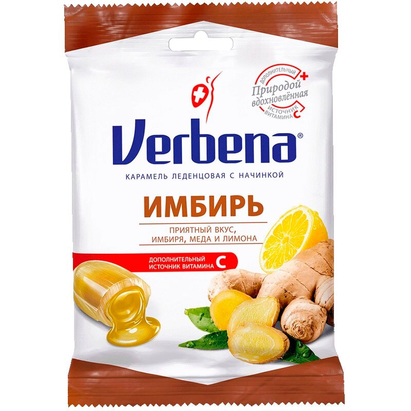Verbena Имбирь карамель леденцовая 60 г